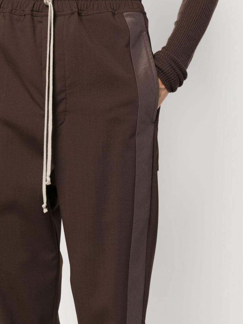 drawstring astaires cropped pants by Selfnex