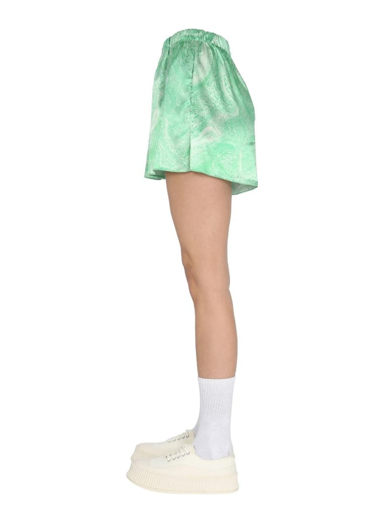 marble effect shorts by Selfnex