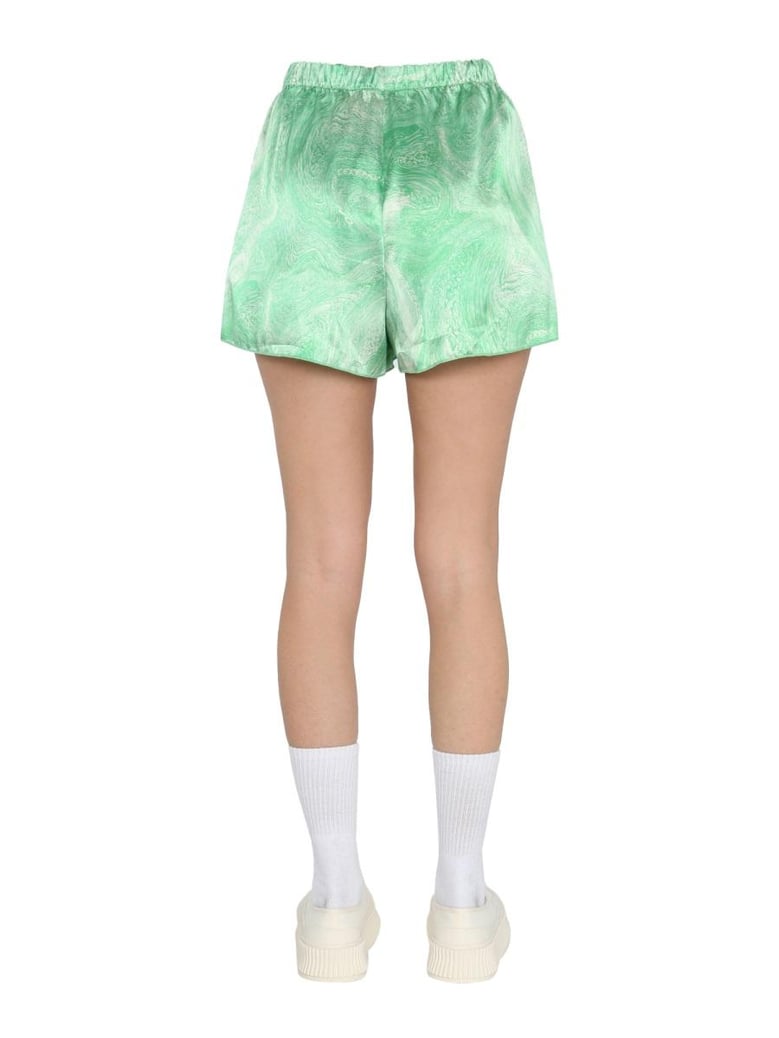 marble effect shorts by Selfnex