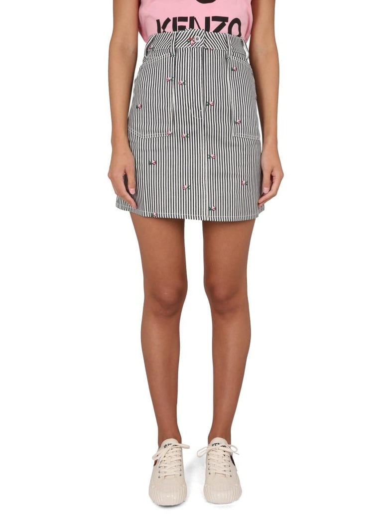 miniskirt with print by Selfnex