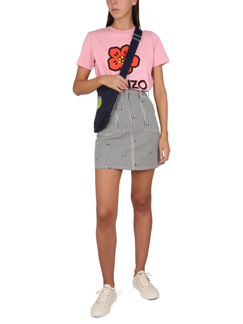 miniskirt with print by Selfnex