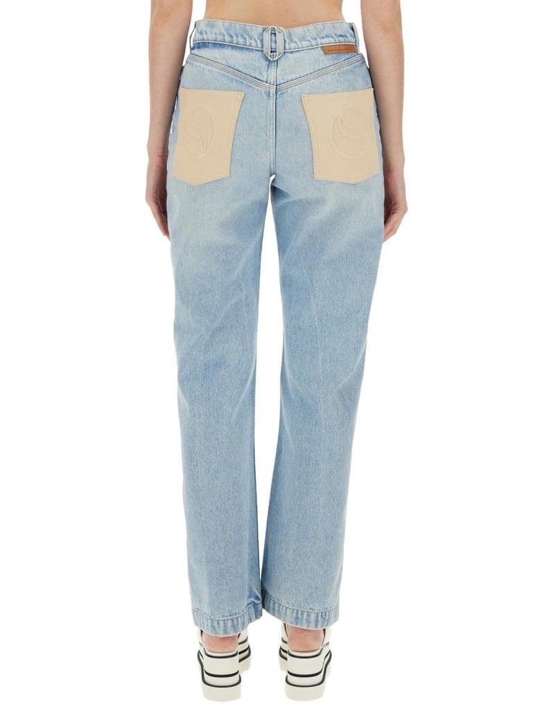 straight leg jeans by Selfnex