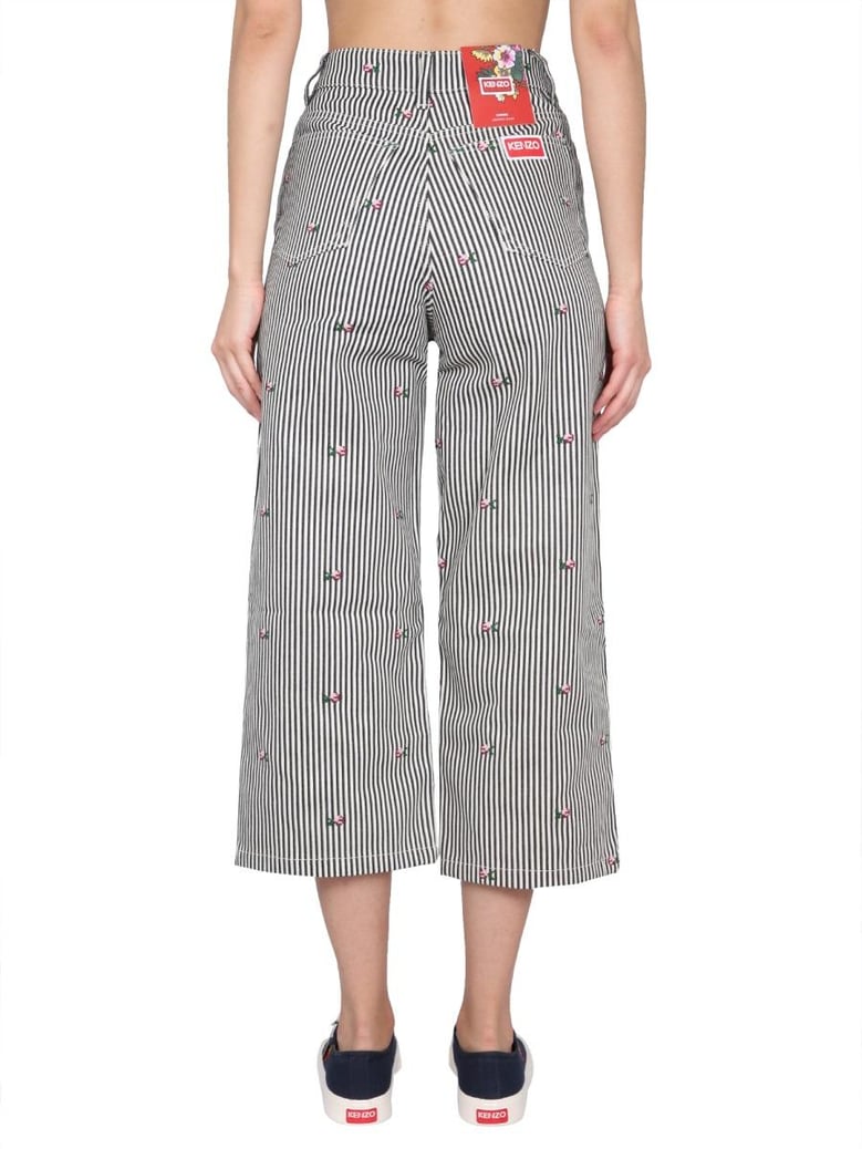 cropped fit jeans by Selfnex