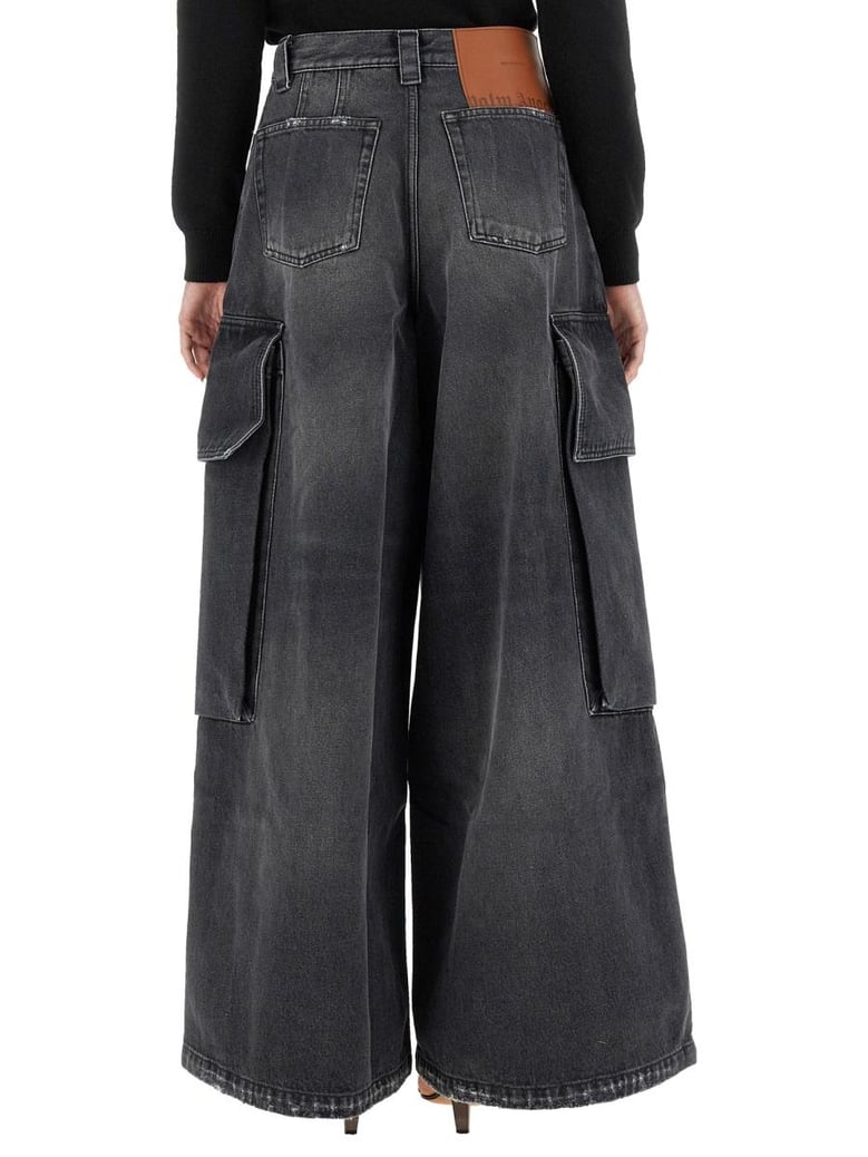 wide parachute jeans by Selfnex