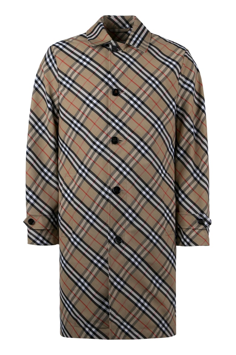 checked car coat by Selfnex