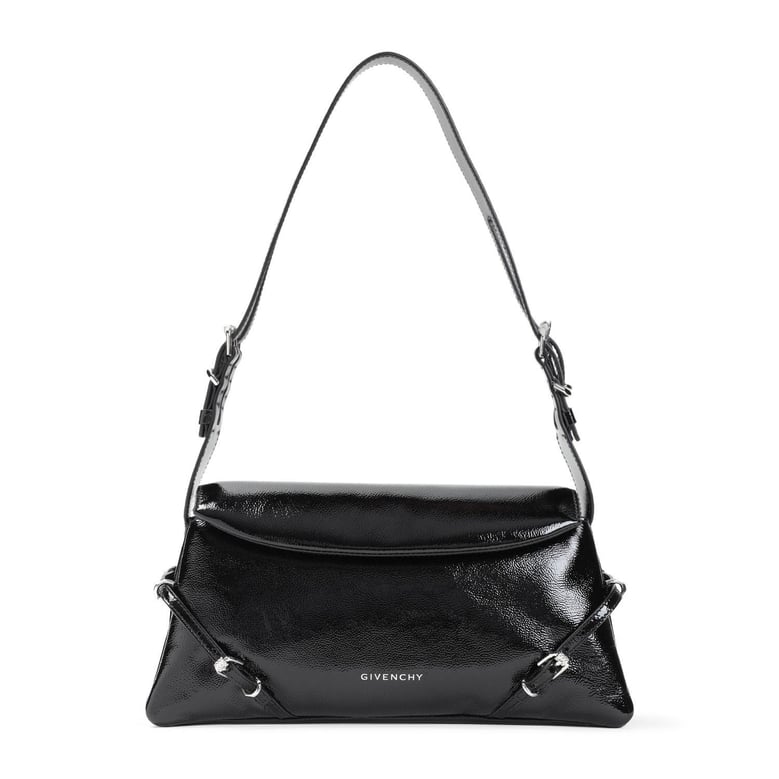 p’tit voyou piccola leather patent shoulder bag by Selfnex