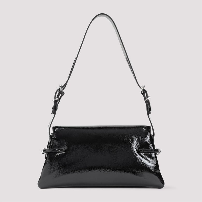 p’tit voyou piccola leather patent shoulder bag by Selfnex