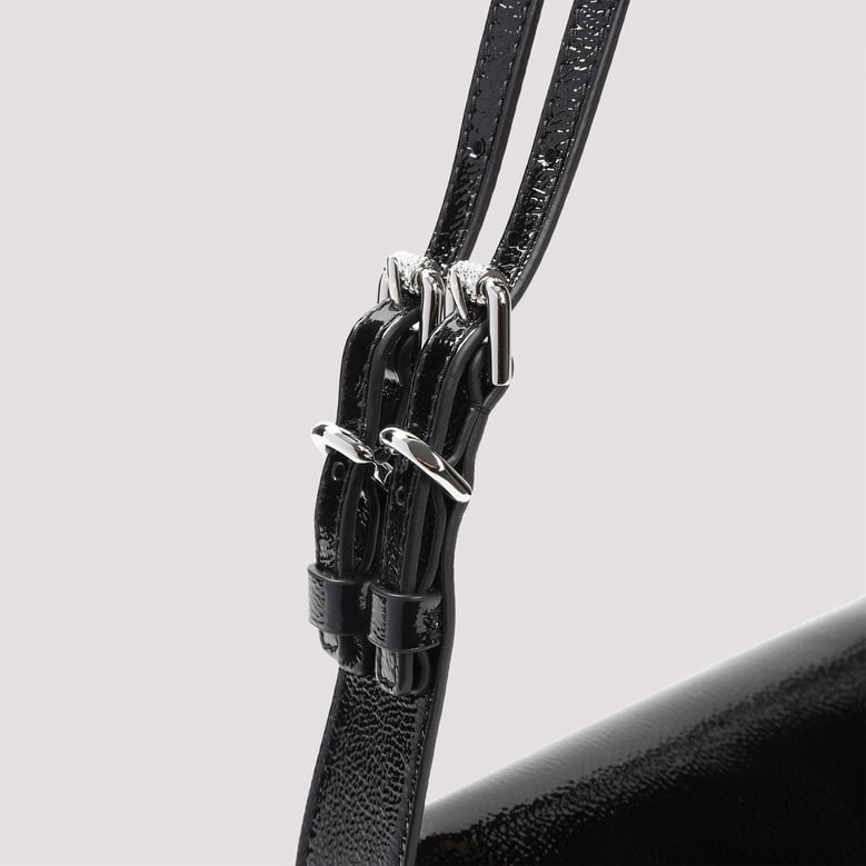 p’tit voyou piccola leather patent shoulder bag by Selfnex