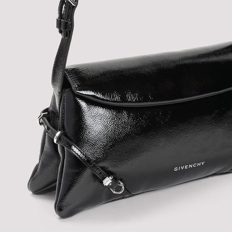 p’tit voyou piccola leather patent shoulder bag by Selfnex