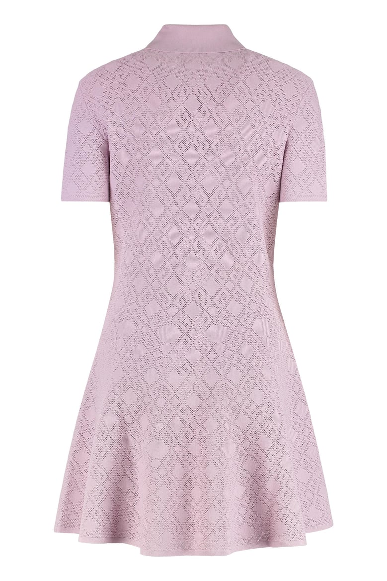 jacquard knit mini-dress by Selfnex