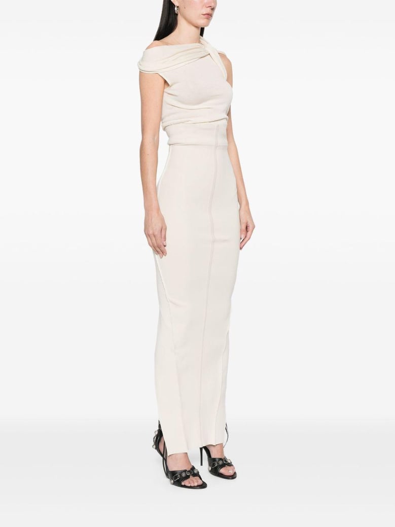 pillar long skirt by Selfnex