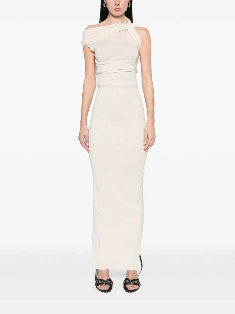 pillar long skirt by Selfnex