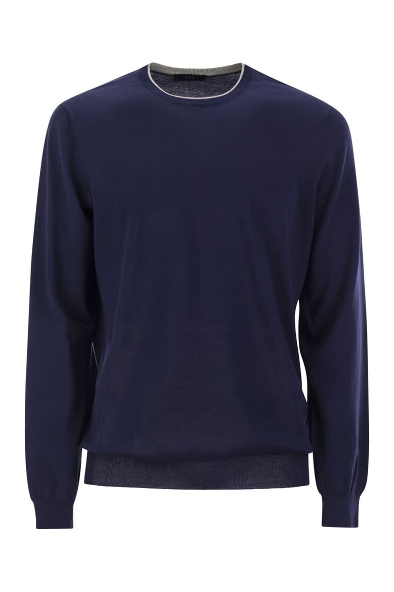 cotton crew-neck jumper by Selfnex