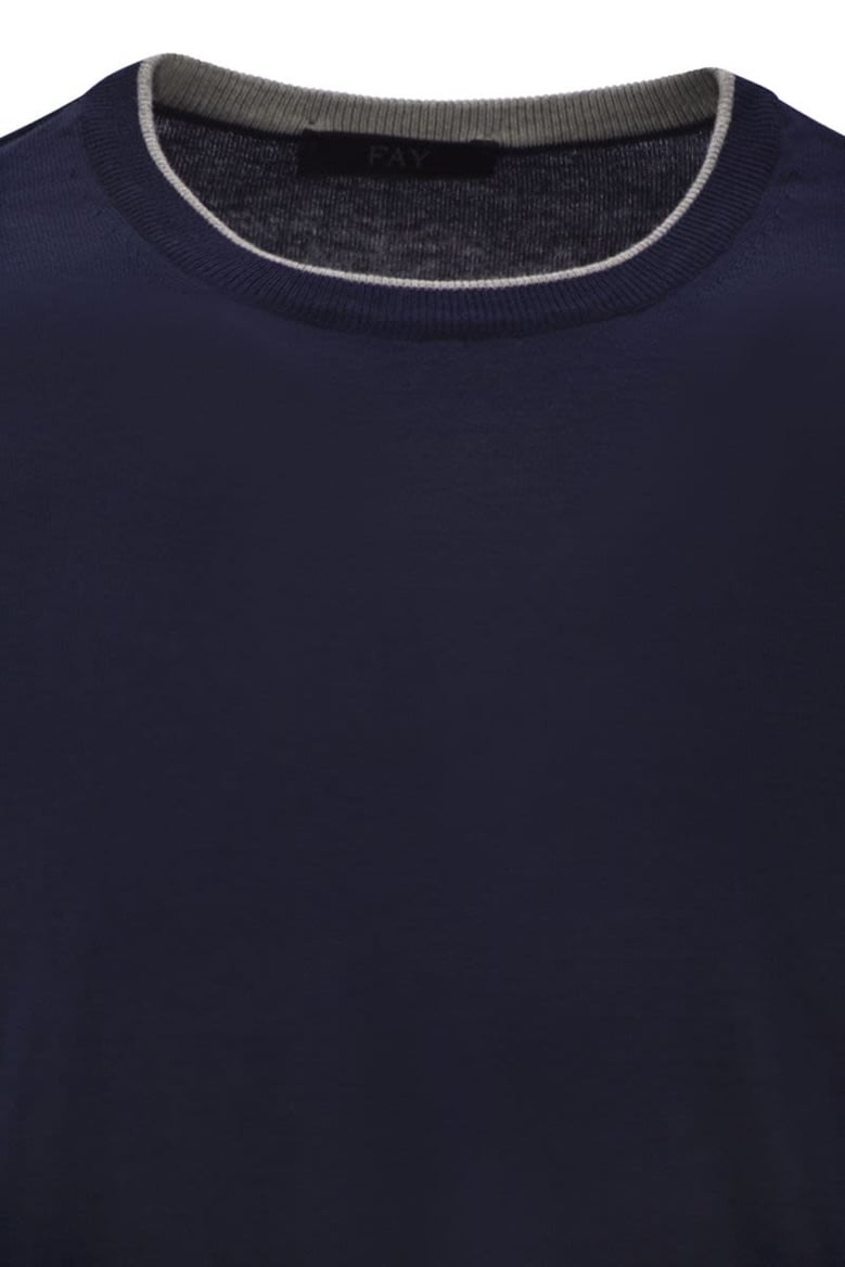 cotton crew-neck jumper by Selfnex