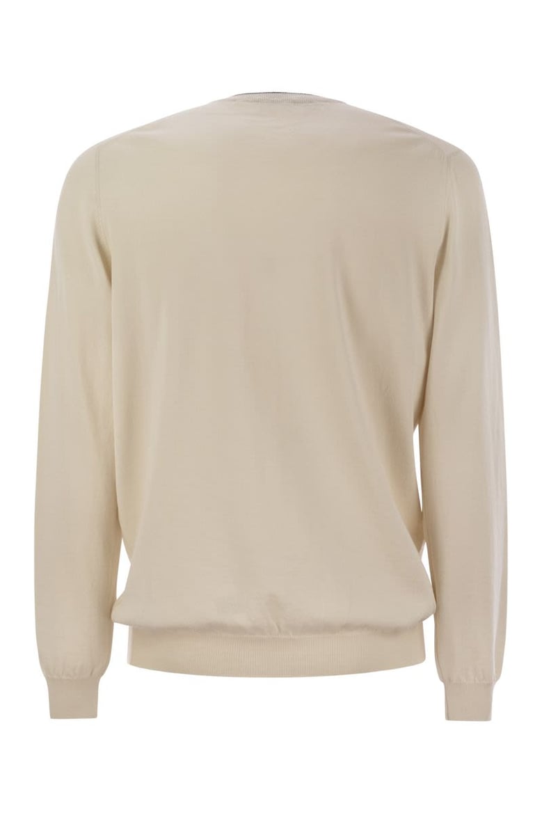 cotton crew-neck jumper by Selfnex