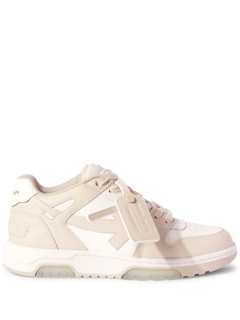 out of office leather sneakers by Selfnex
