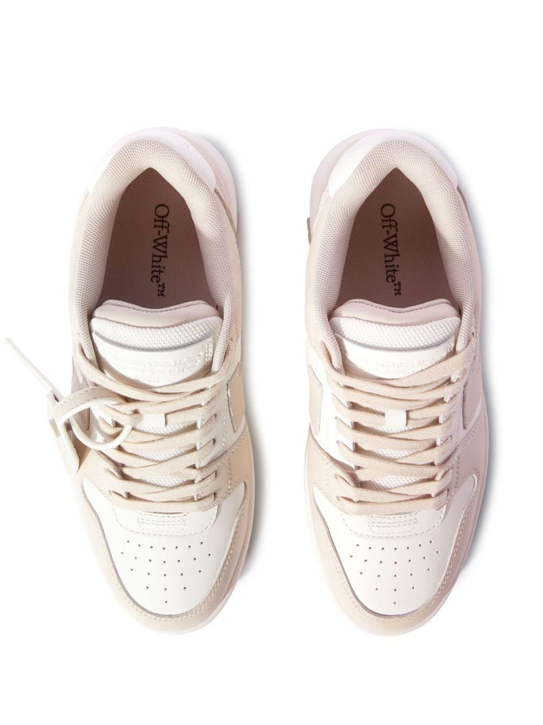 out of office leather sneakers by Selfnex