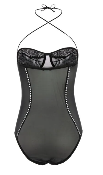 stretchy nylon blend top by Selfnex