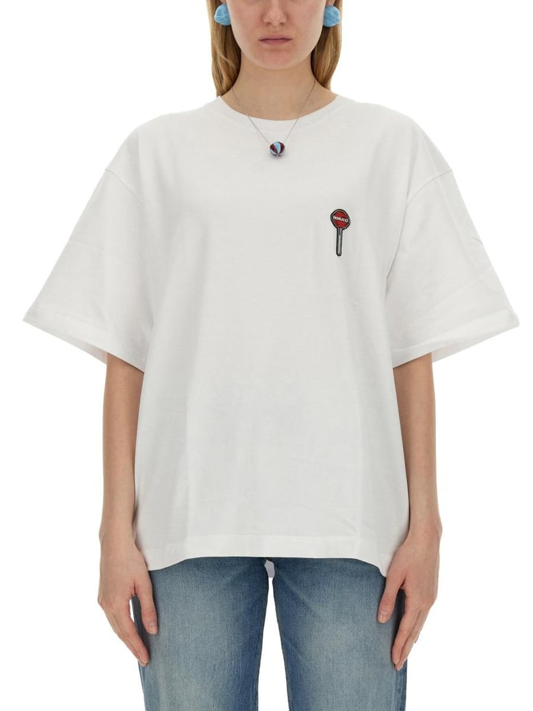 lollipop print t-shirt by Selfnex