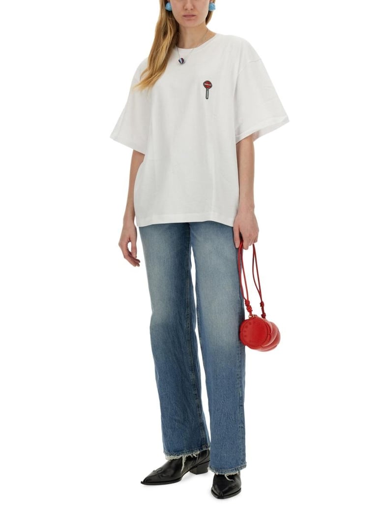 lollipop print t-shirt by Selfnex