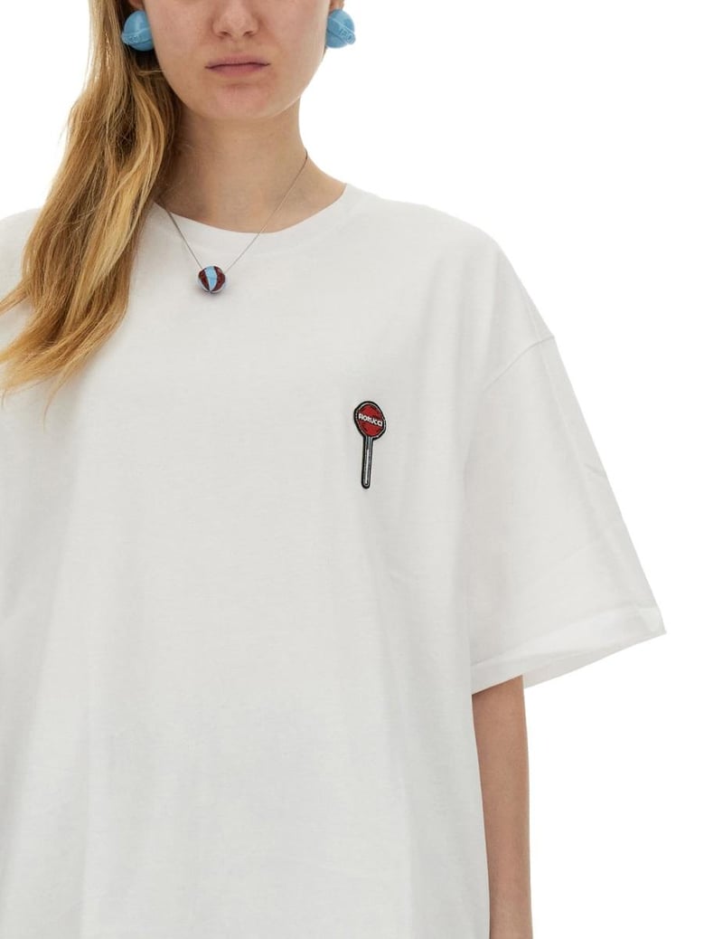 lollipop print t-shirt by Selfnex
