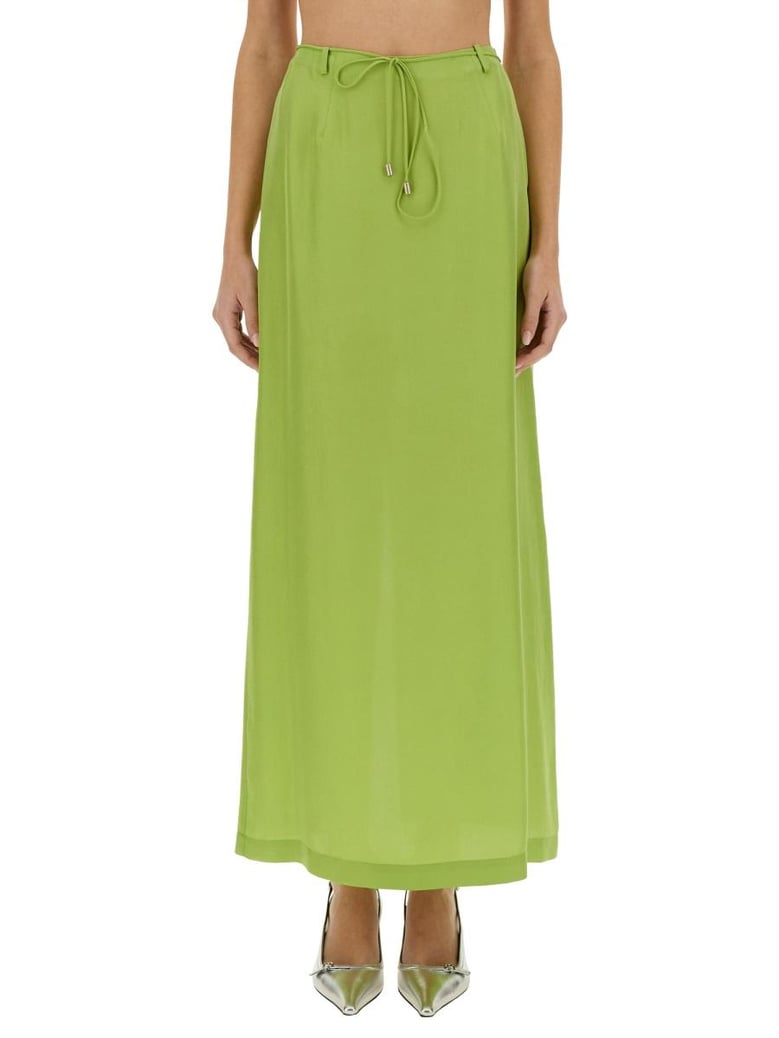 long silk skirt by Selfnex