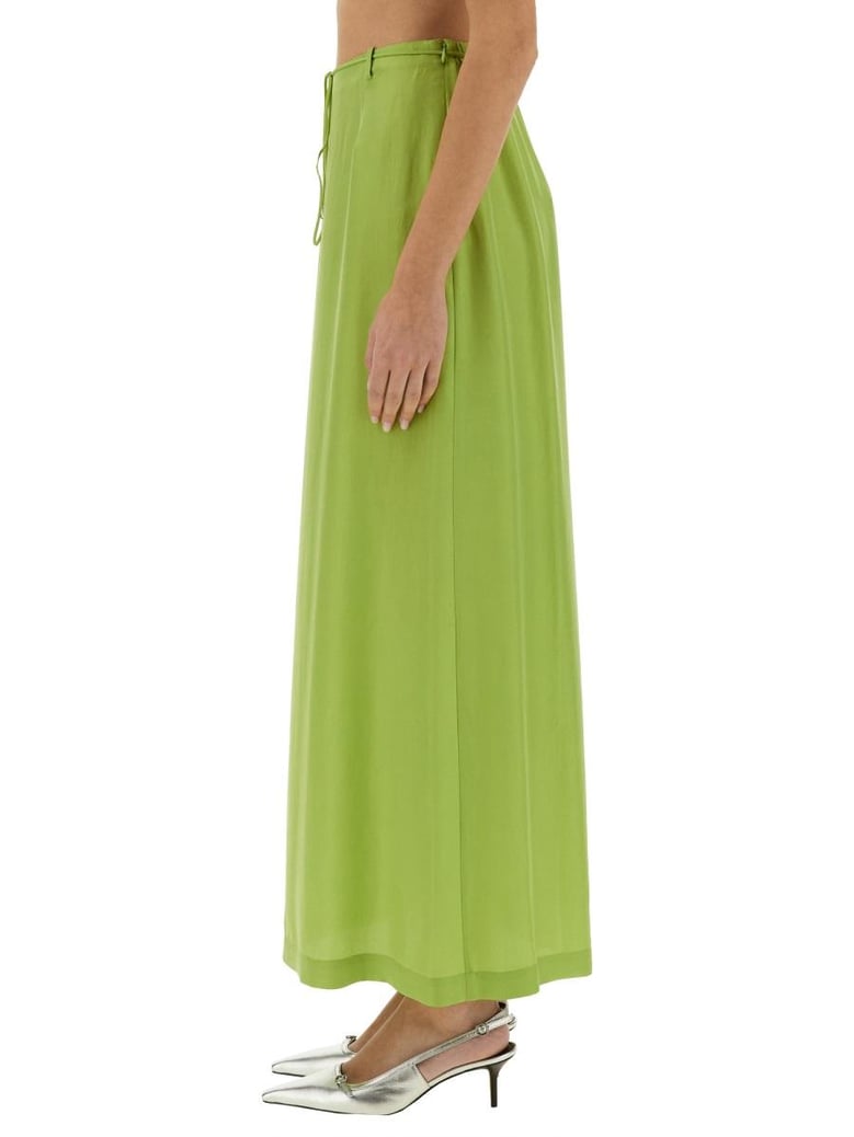 long silk skirt by Selfnex