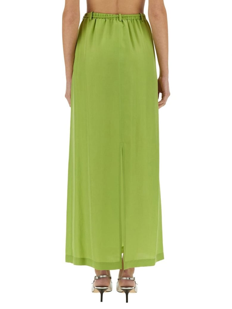 long silk skirt by Selfnex