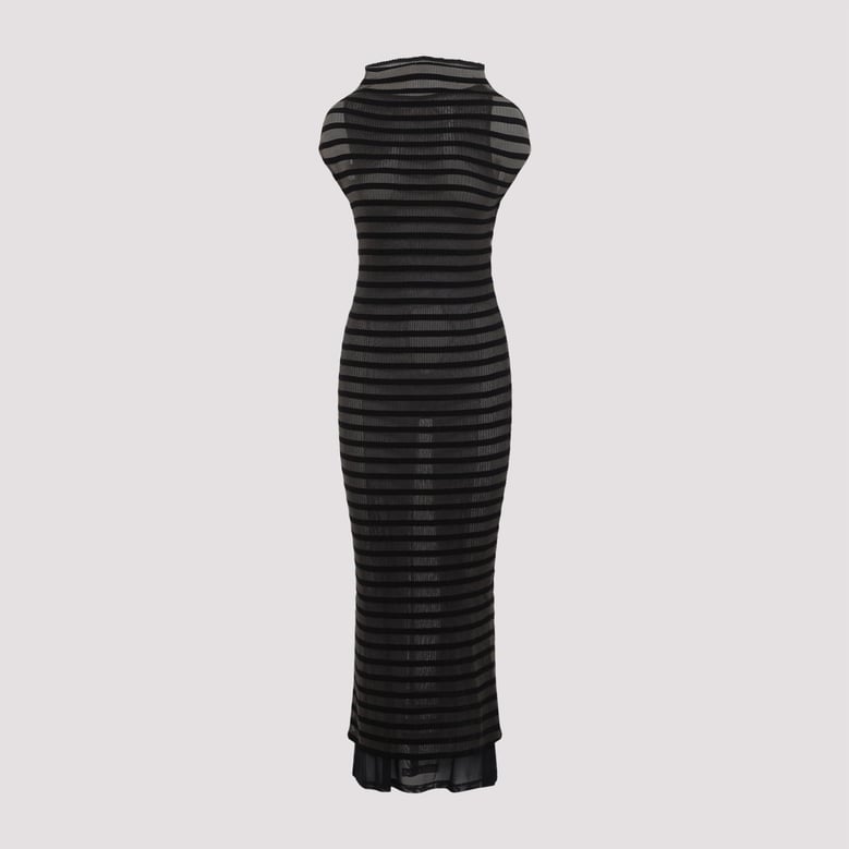 mariniere stripes long dress by Selfnex