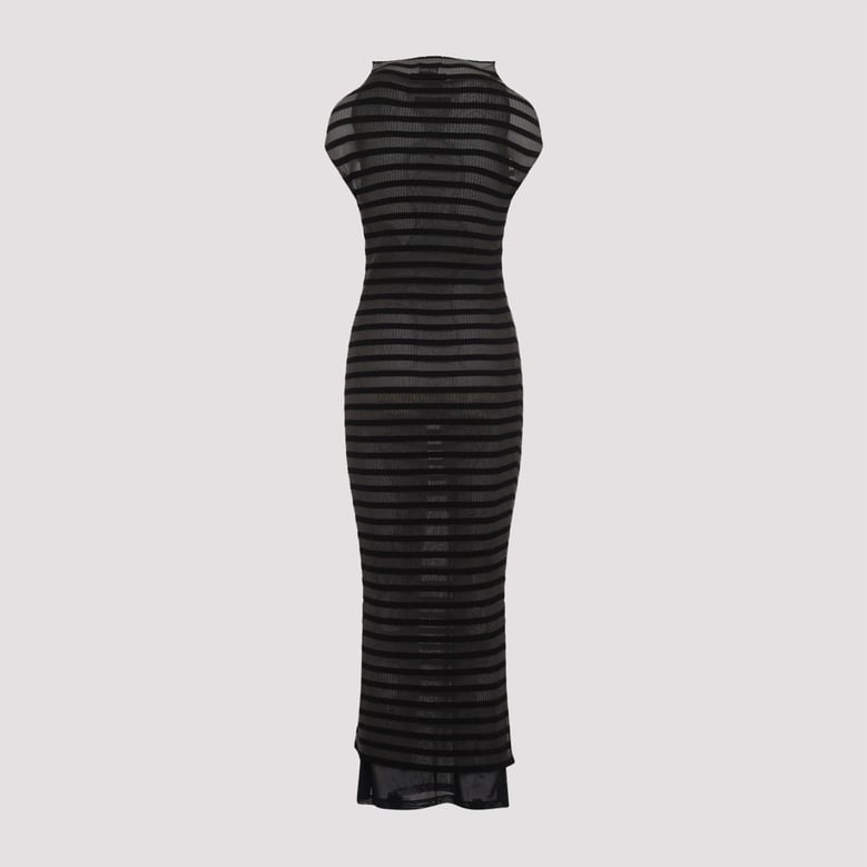 mariniere stripes long dress by Selfnex