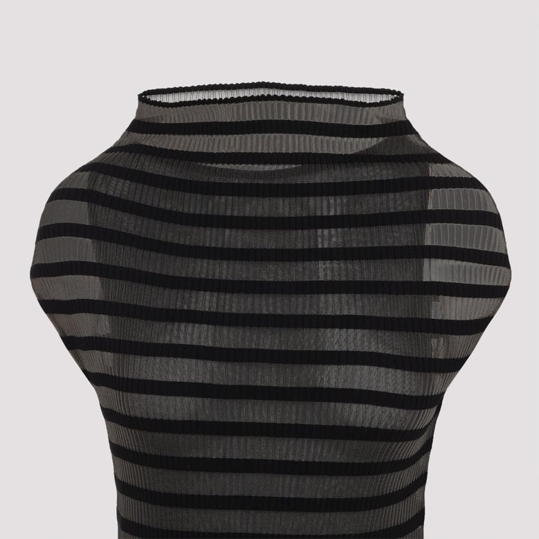 mariniere stripes long dress by Selfnex