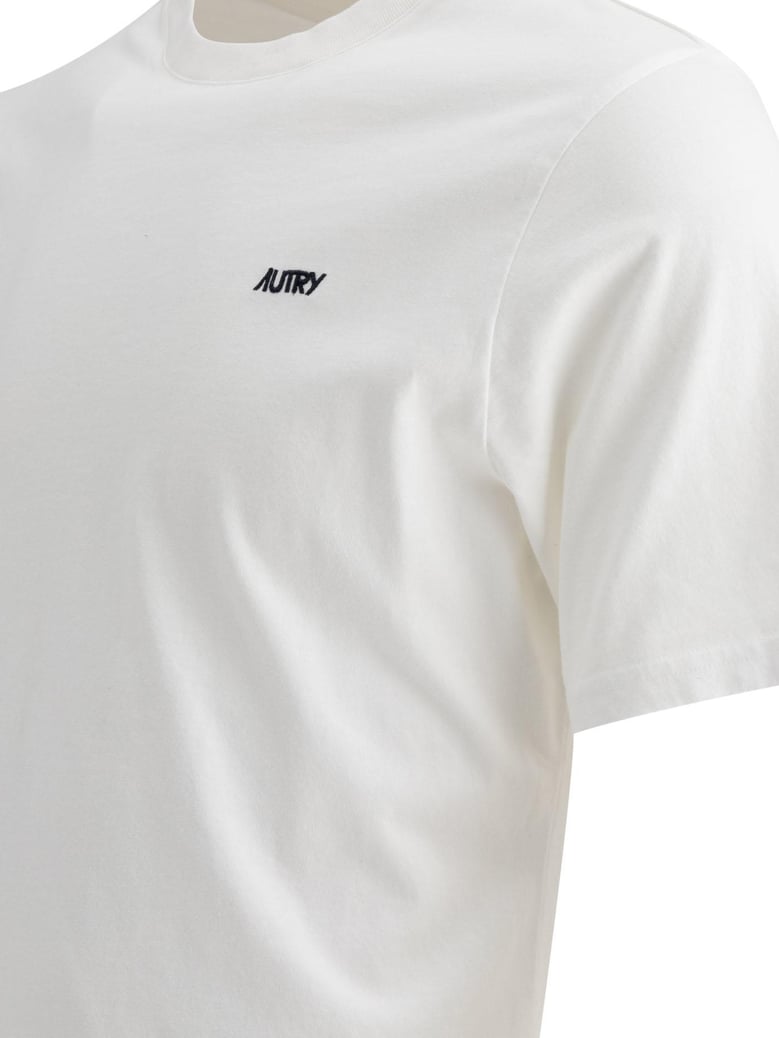 embroidered logo t shirt by Selfnex