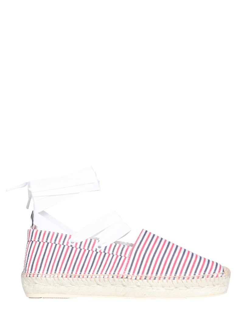 seersucker cotton espadrilles by Selfnex