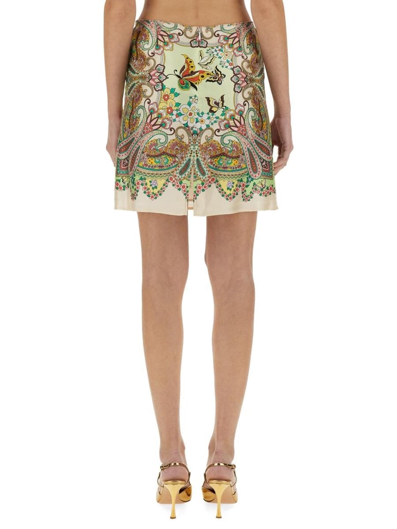silk mini skirt by Selfnex