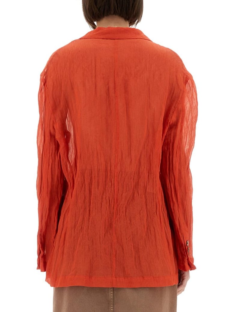 wrinkled effect shirt by Selfnex