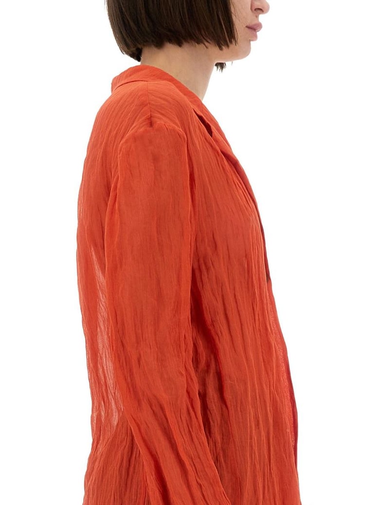 wrinkled effect shirt by Selfnex