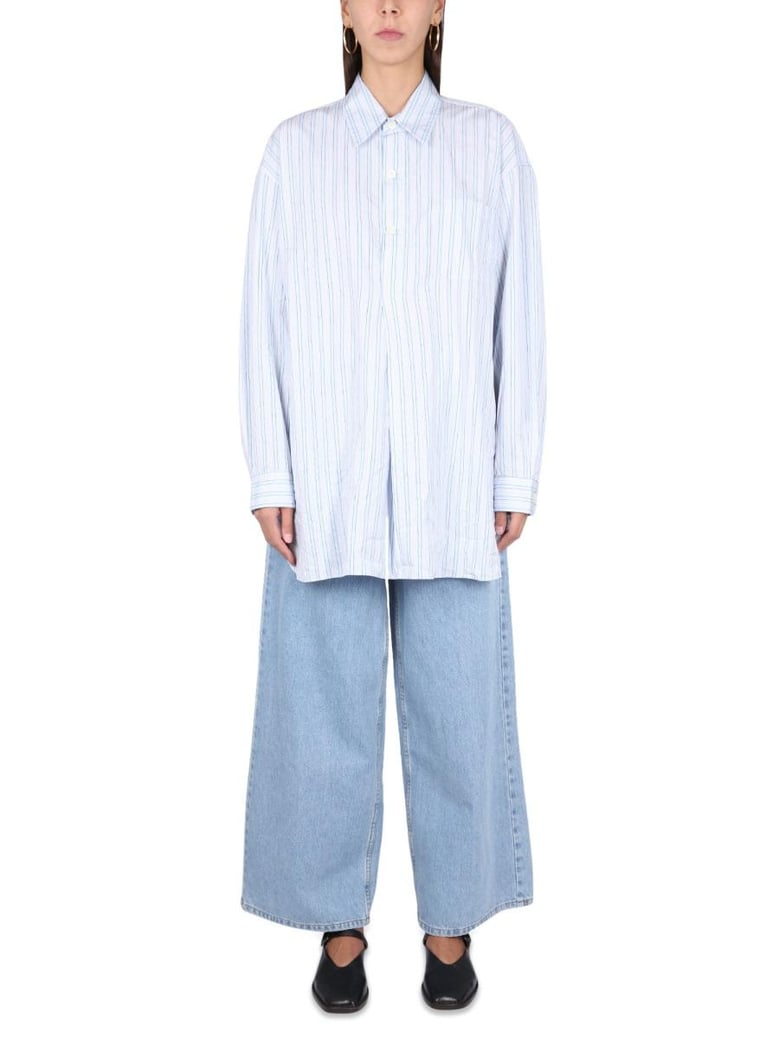 shirt with stripe pattern by Selfnex
