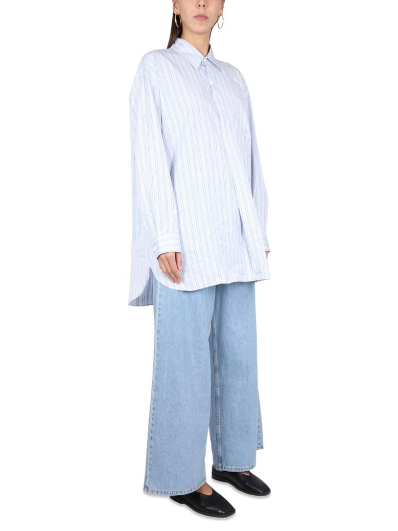 shirt with stripe pattern by Selfnex
