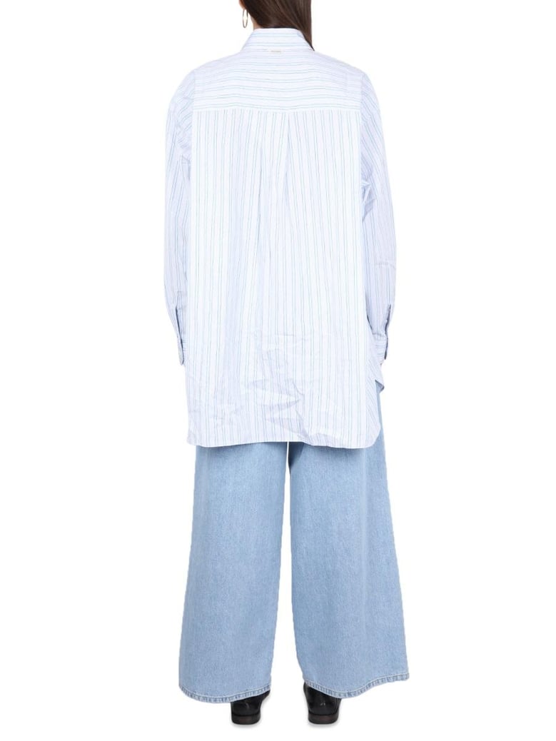 shirt with stripe pattern by Selfnex