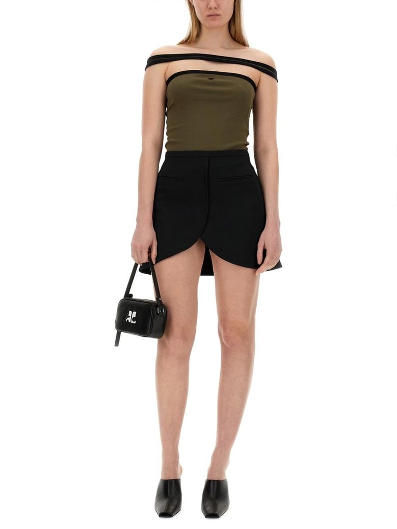 ellipse mini skirt by Selfnex
