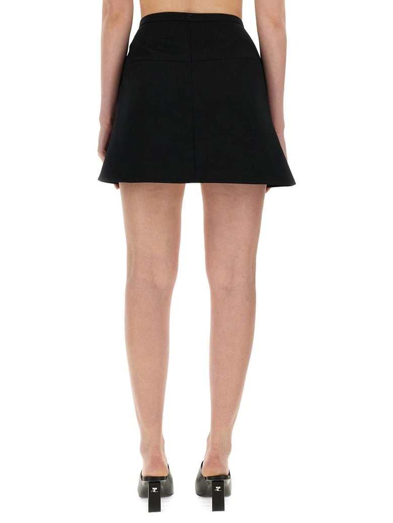 ellipse mini skirt by Selfnex