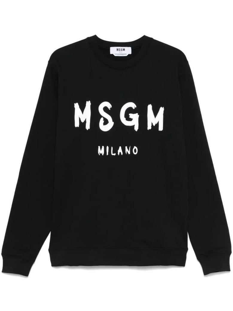 logo print crew neck sweatshirt by Selfnex