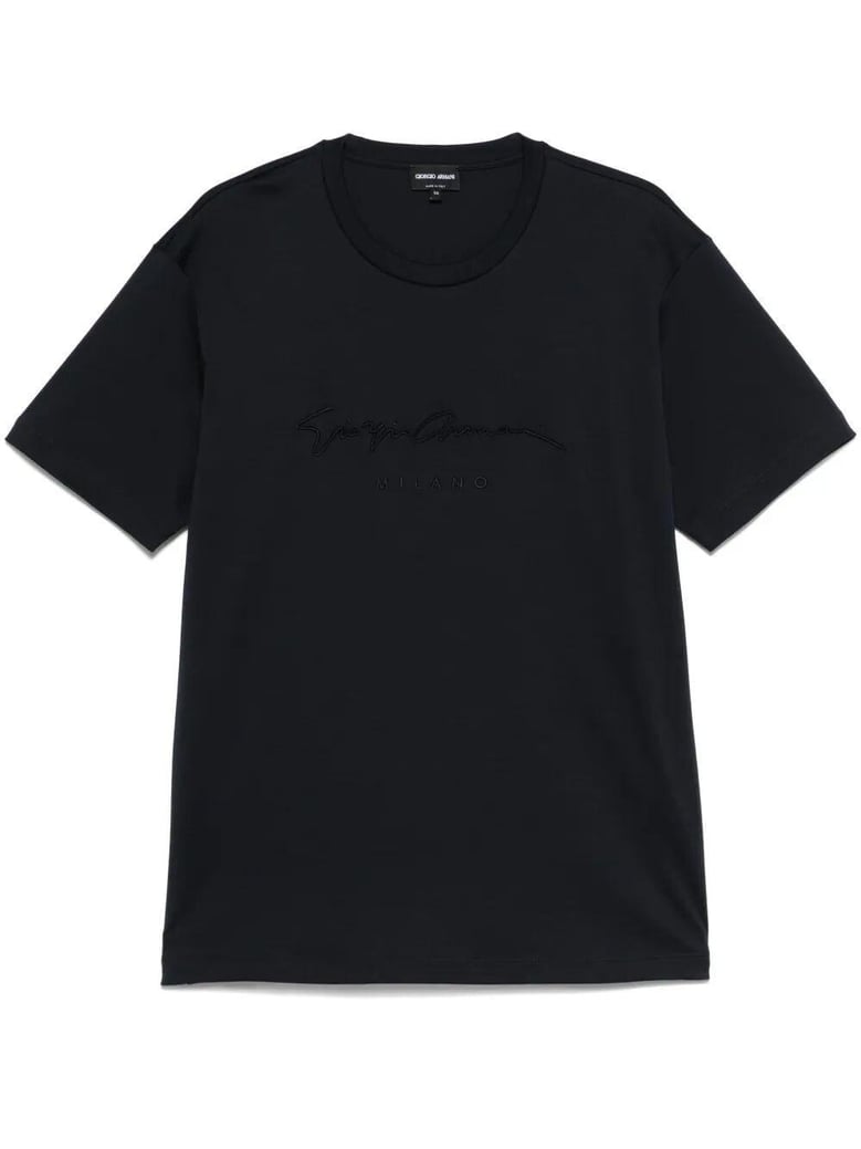 pure cotton interlock signature logo t-shirt by Selfnex