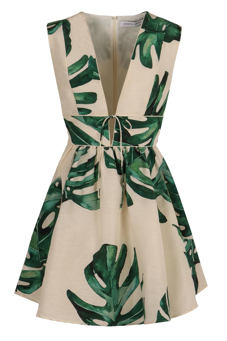 linen and silk dress by Selfnex