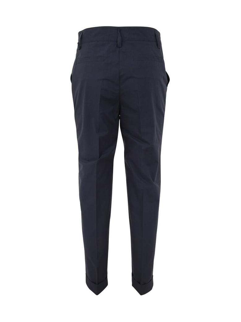 plain cotton trousers by Selfnex