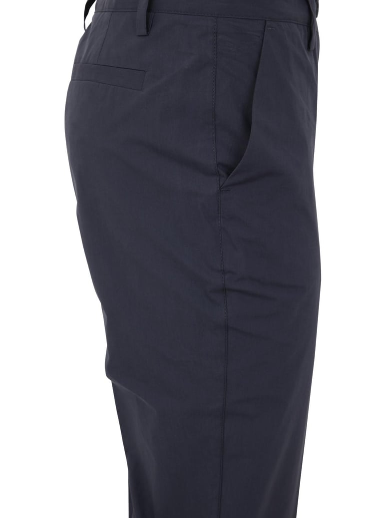 plain cotton trousers by Selfnex