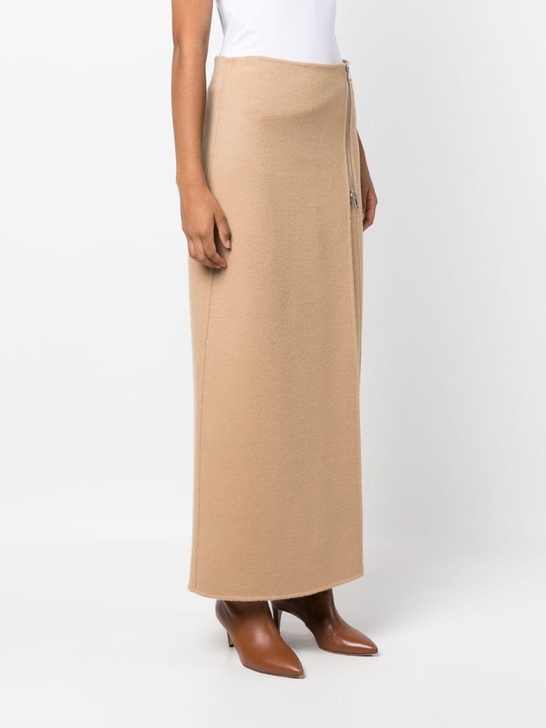 long skirt with zip by Selfnex