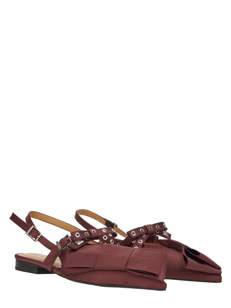 big bow ballerina flat shoes by Selfnex