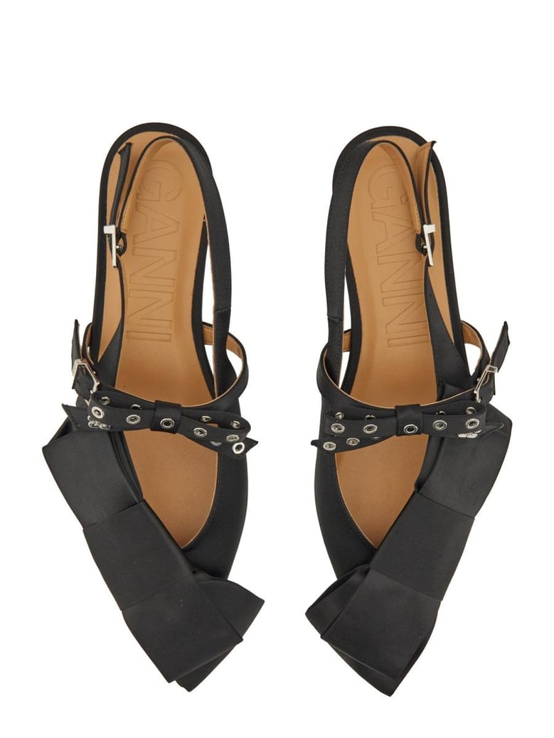big bow ballerina flat shoes by Selfnex