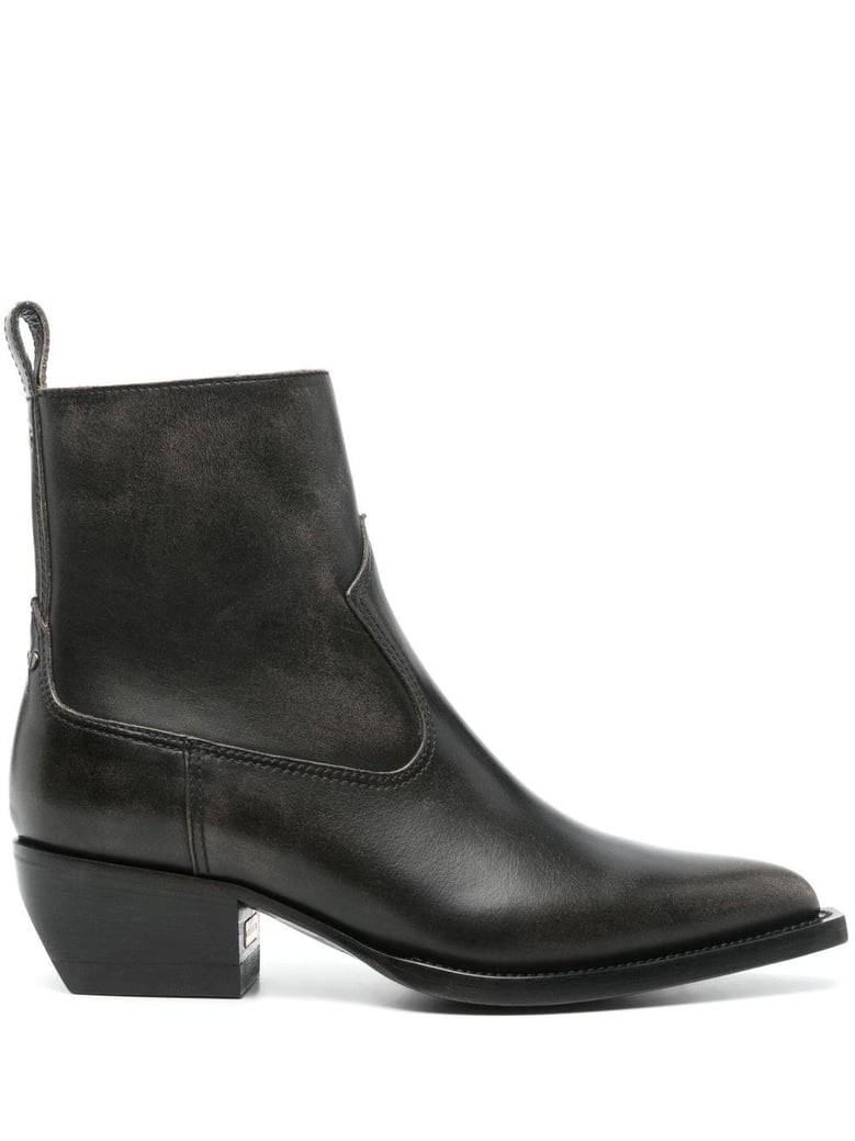 debbie leather boots by Selfnex